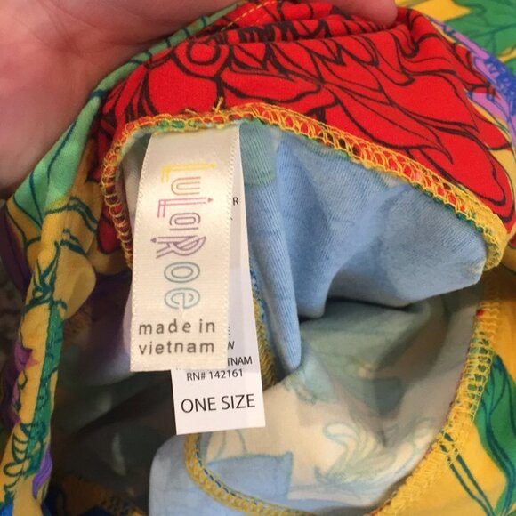 OS NWOT LuLaRoe Leggings A04 2782 - Picture 3 of 3